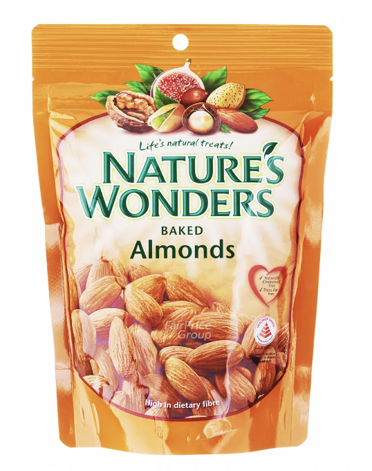 image of nature's wonders baked almonds